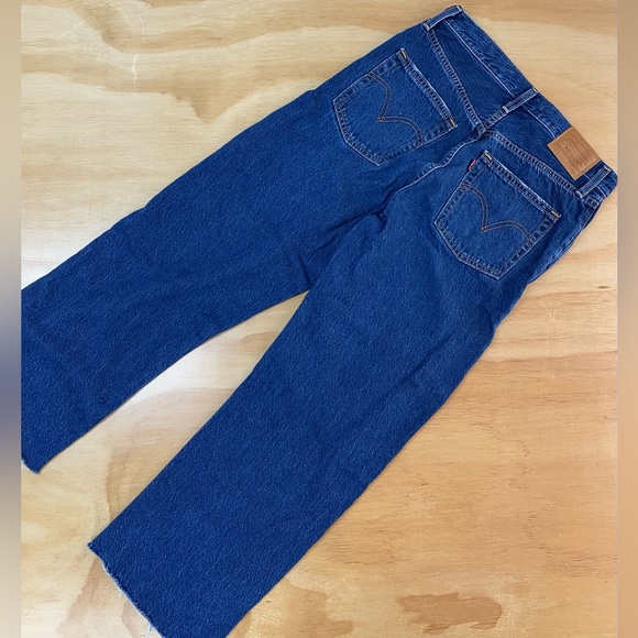 LEVI’S • ribcage straight leg ankle jeans • size: 28 • colour: noe down - Picture 5 of 11